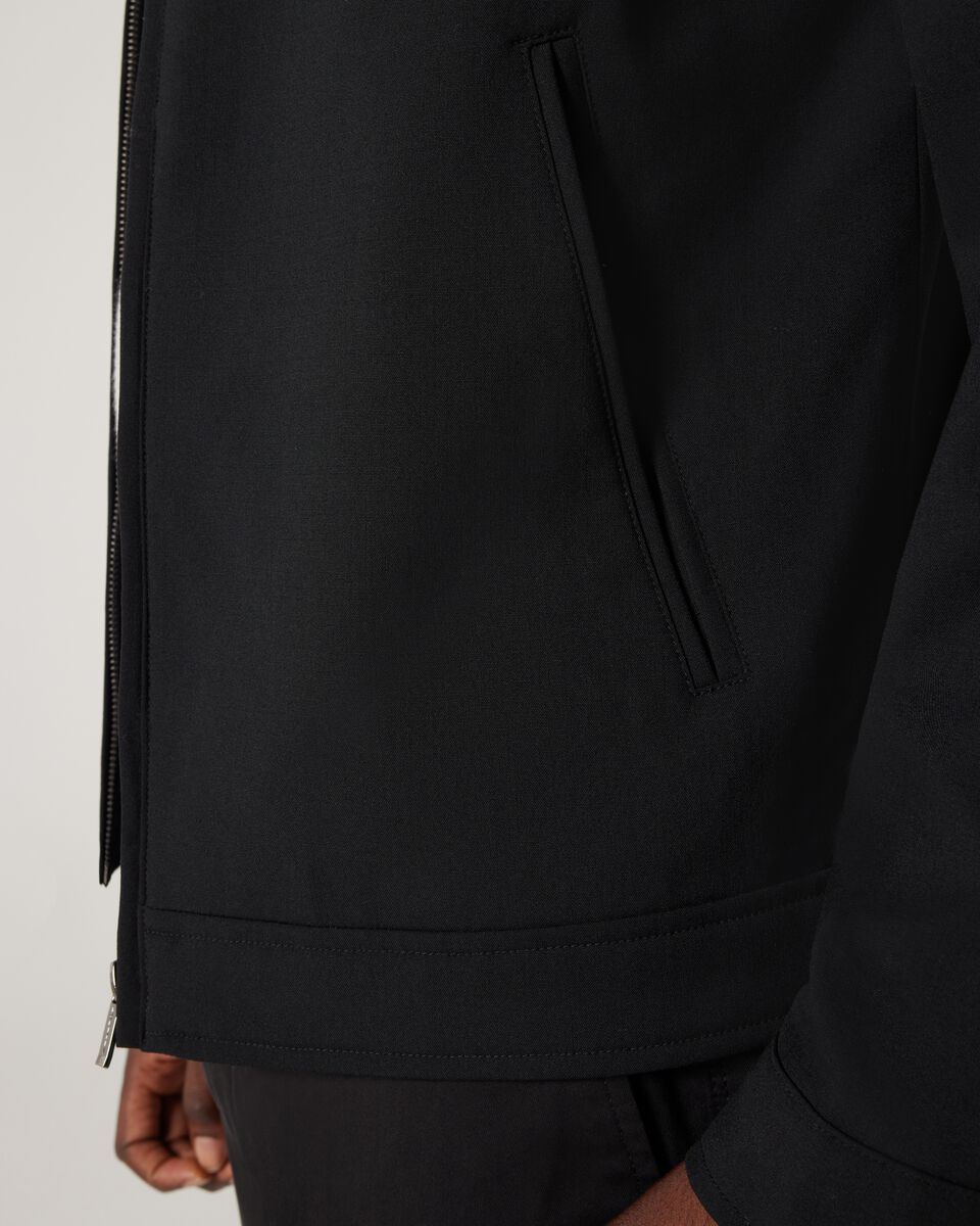 Australian Wool Bomber With Zip Closure, Australian Wool Bomber With Zip Closure, , hi-res